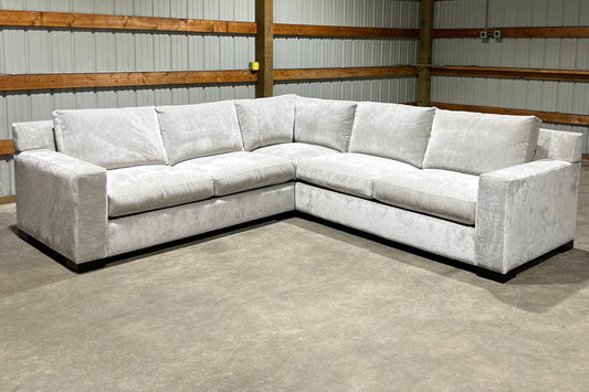 Fog Gray Oversized Corner 124” Sectional